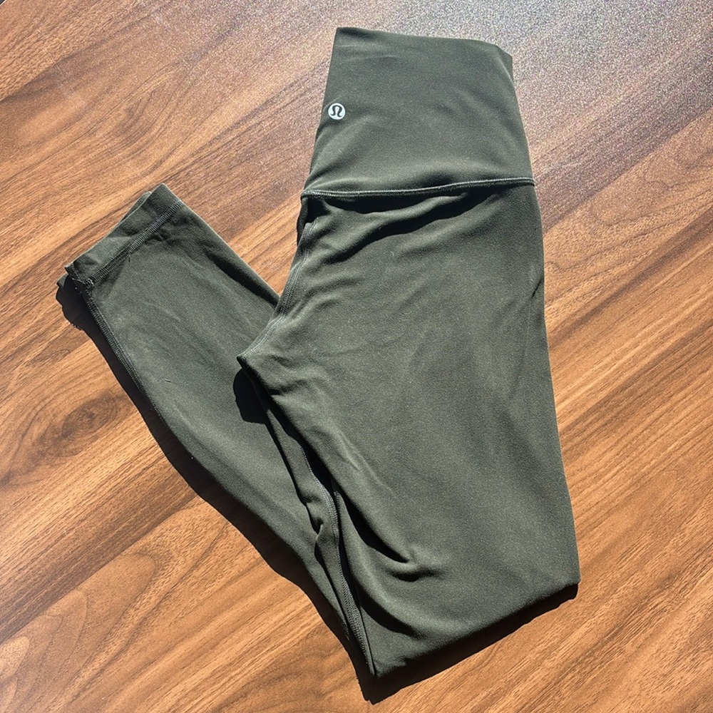 Lululemon Align High-Rise 25” Leggings Forest Green Size 4